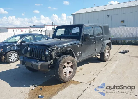 2018 Jeep Wrangler Jk Unlimited Sport S 4X4 from USA, damaged, VIN 1C4BJWDG3JL854769